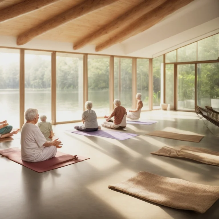 Silueta de personas mayores caminando